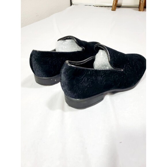 Embossed Slipon Damask Loafer Calypso Loafer Shoes Youth Size 12M Black #466157 - Picture 6 of 11